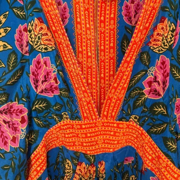 FARM RIO PINEAPPLE GARDEN MAXI KAFTAN DRESS NEW WITH TAGS (NWT) - Picture 10 of 15